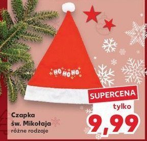 Czapka św. mikołaja promocja w Kaufland