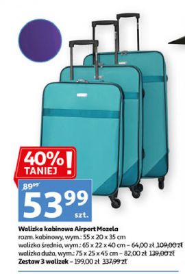 Zestaw walizek mozela Airport promocja
