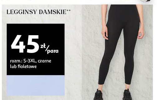 Legginsy damskie Auchan inextenso promocja