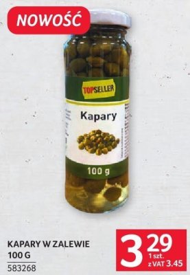 Kapary w zalewie 100 g promocja w Selgros