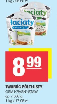 Twaróg półtłusty OSM Krasnystaw promocja w SPAR
