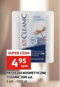 Patyczki higieniczne pudełko prostokątne Cleanic promocja