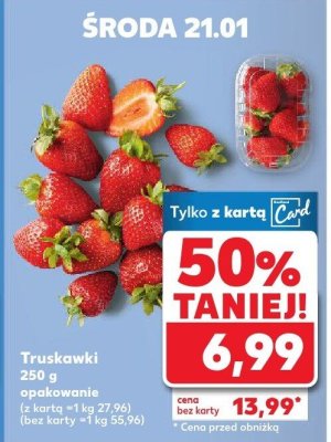Truskawki promocja w Kaufland