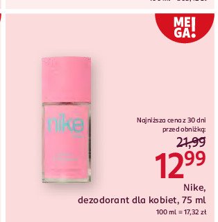 Dezodorant Nike sweet blossom Nike cosmetics promocja