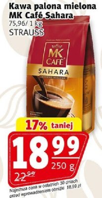 Kawa palona mielona MK Cafe Sahara promocja w Prim Market