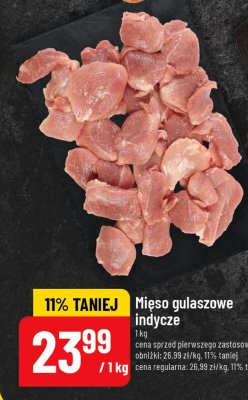 Mięso gulaszowe indycze promocja w POLOmarket
