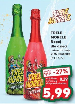 Napój dla dzieci różne rodzaje 0,75 l  promocja w Kaufland