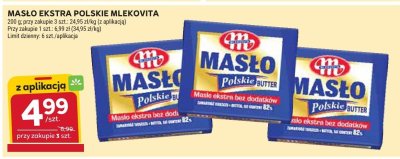 Masło ekstra polskie  promocja w Stokrotka