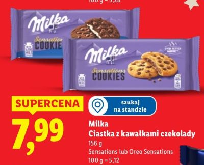 Ciastka z kawałkami czekolady Oreo Sensations  promocja w Lidl