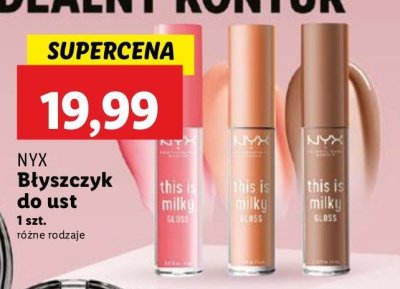 B艂yszczyk do ust milk it pink NYX THIS IS MILKY GLOSS promocja