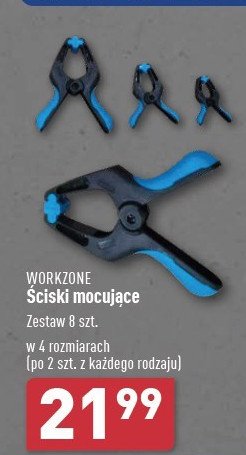 Ściski mocujące WORKZONE promocja