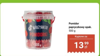 Pomidor papryczkowy opak. 500 g promocja w Biedronka