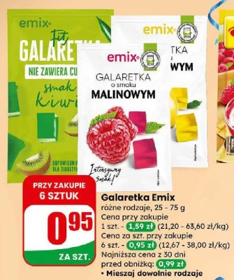 Galaretka różne rodzaje promocja w Dino