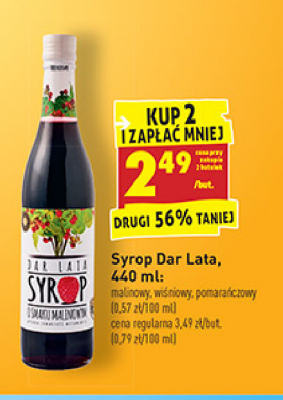Syrop pomarańczowy Dar lata promocja