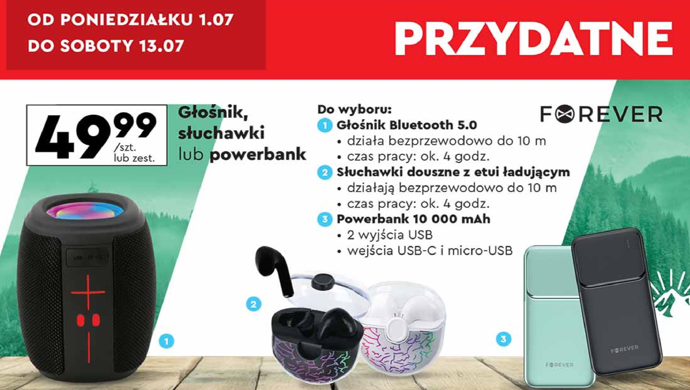 S艂uchawki bezprzewodowe twe-100 Forever promocja
