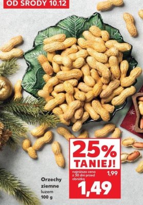 Orzechy ziemne luzem promocja w Kaufland