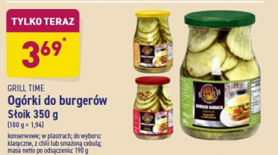 Og贸rki klasyczne Grill time! promocja