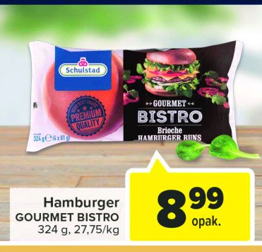 Bułki hamburgerowe gourmet bistro Schulstad promocja