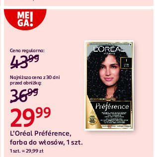 Farba do w艂os贸w 1 napoli L'oreal preference promocja