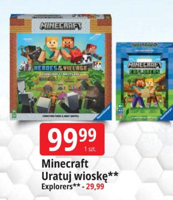 Gra Minecraft Uratu włoskie Explorers promocja w Leclerc