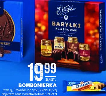 Bombonierka E. wedel baryłki promocja w Stokrotka