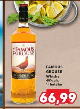 Whisky The famous grouse promocja