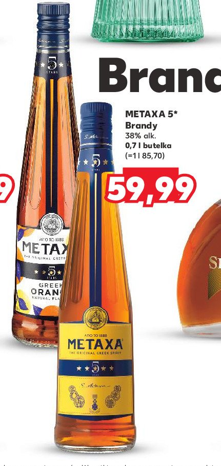 Brandy Metaxa 5* promocja w Kaufland