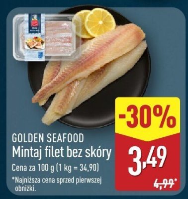 Mintaj filet bez skóry  promocja w Aldi