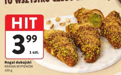 Rogal dubajski Kraina Wypieków 100 g promocja w Intermarche