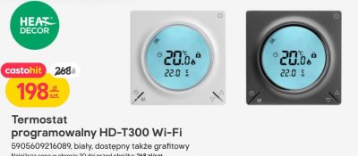 Termostat programowalny HD-T300 Wi-Fi promocja w Castorama