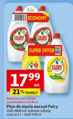 Płyn do mycia naczyń Fairy promocja w Auchan