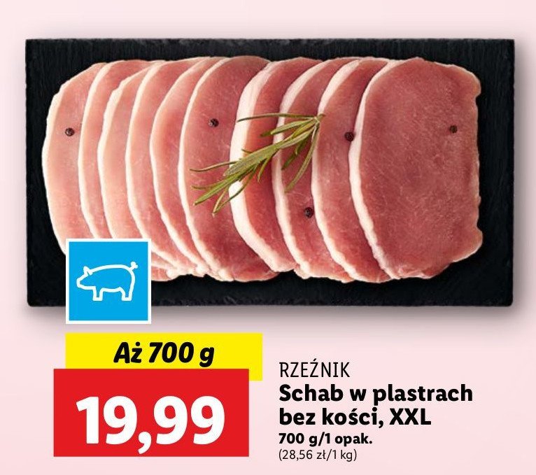 Schab bez kości - plastry Rzeźnik codzienna dostawa promocja