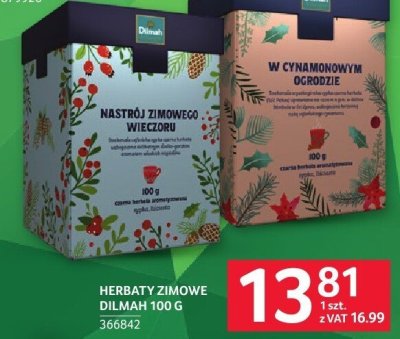 Herbaty zimowe Dilmah 100 g promocja w Selgros