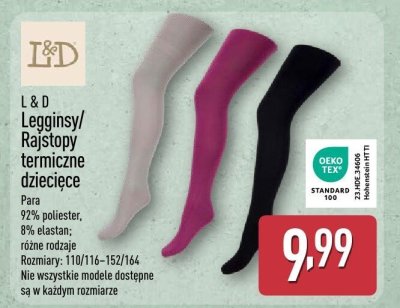 Legginsy promocja w Aldi