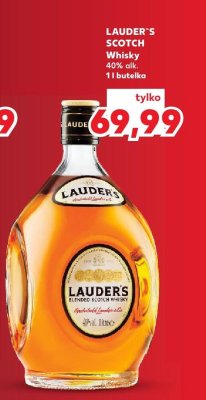 Whisky scotch blended promocja w Kaufland