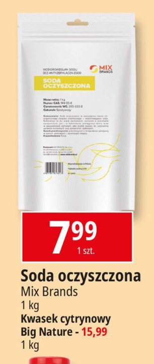 Kwasek cytrynowy Big nature promocja w Leclerc