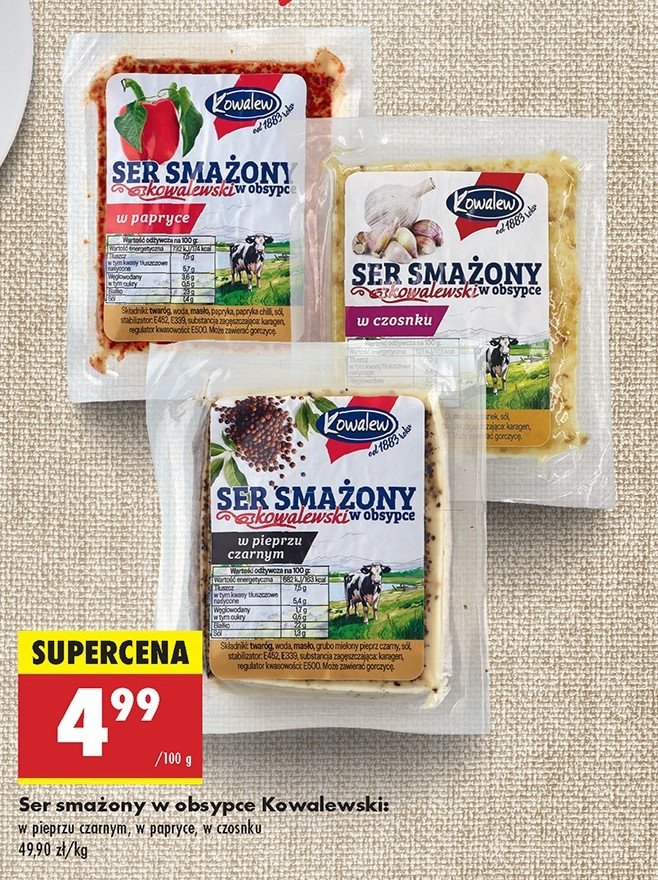 Ser sma偶ony w obsypce paprykowej Osm kowalew promocja