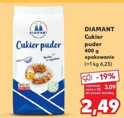 Cukier puder Diamant promocja w Kaufland