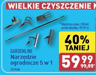 Narzędzie ogrodnicze 5w1 GARDEN LINE promocja