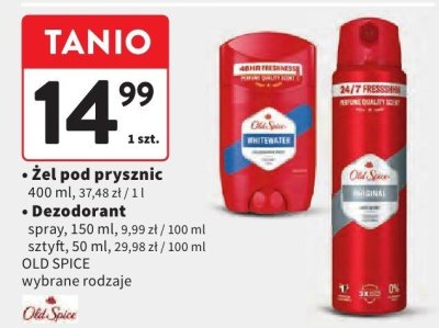 Żel pod prysznic OLD SPICE promocja w Intermarche