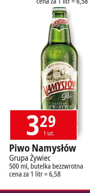 Piwo Namysłów pils promocja w Leclerc