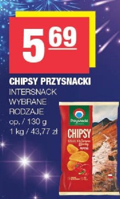Chipsy przysnacki INTERSNACK promocja w SPAR