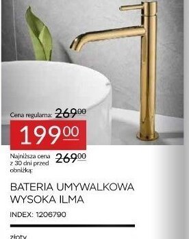 Bateria umywalkowa wysoka ILMA promocja w Abra Meble