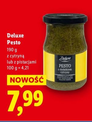 Pesto Deluxe z cytryną  promocja w Lidl