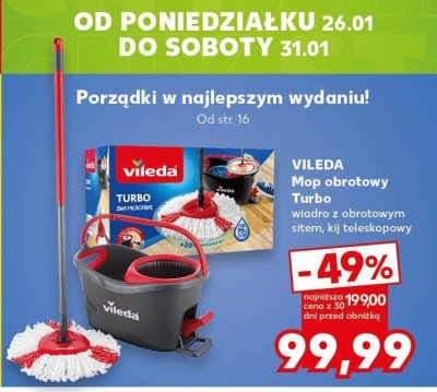 Mop obrotowy Turbo promocja w Kaufland