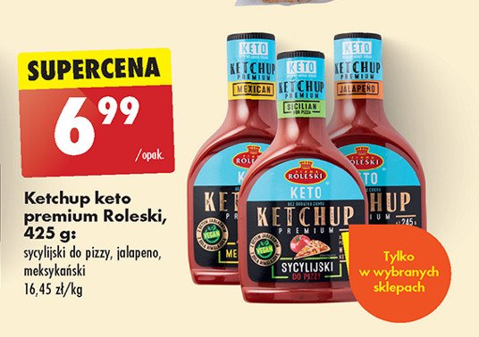 Ketchup premium sycylijski do pizzy Roleski promocja
