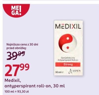 Antyperspirant roll-on w kulce promocja w Rossmann