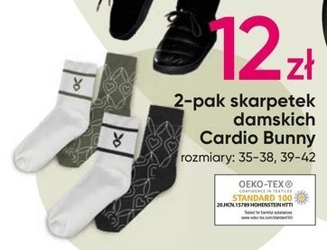 Skarpetki damskie rozm. 39-42 Cardio bunny promocja