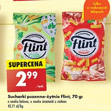 Sucharki bekonowe Flint promocja