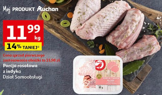 Porcja rosołowa z indyka Auchan promocja